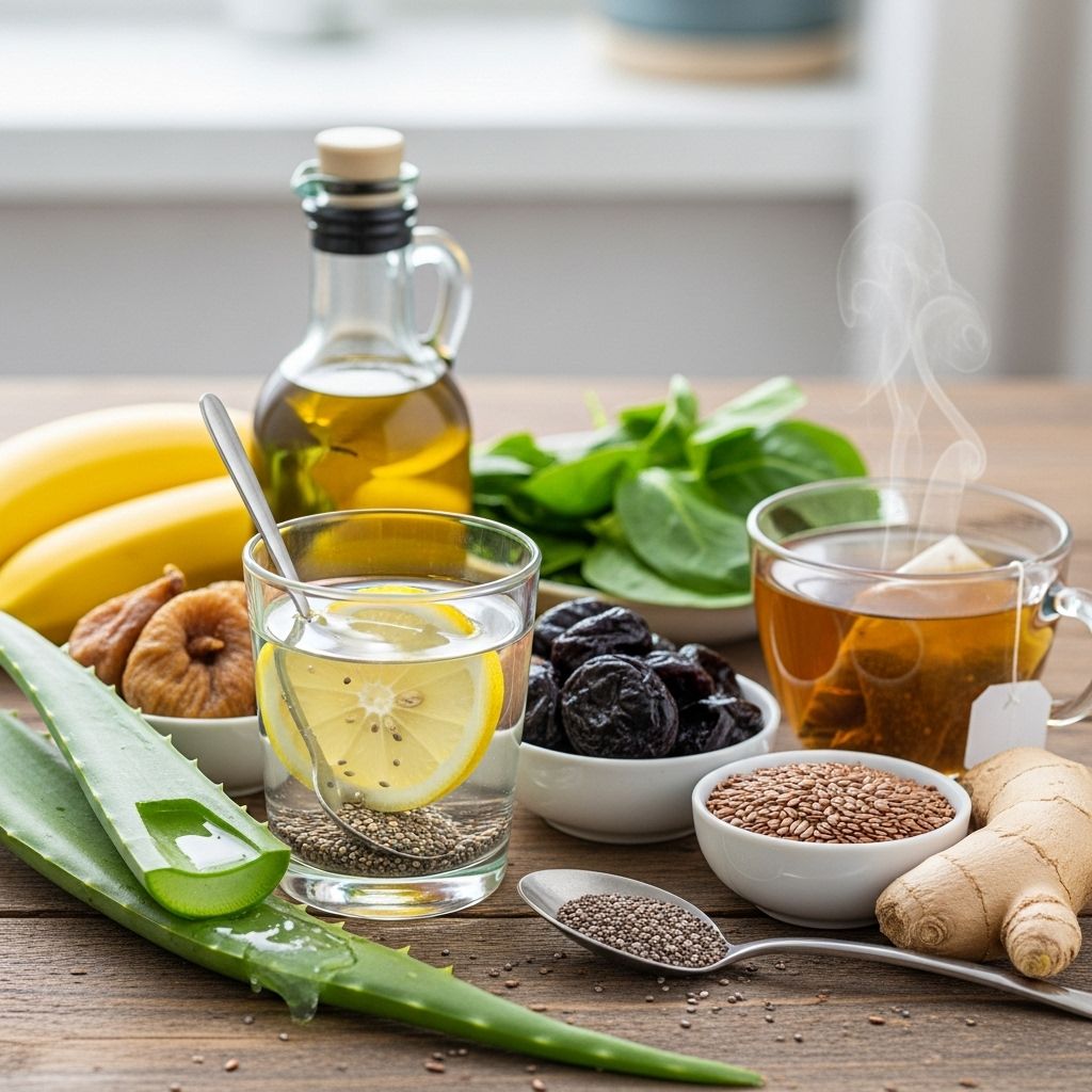 Natural solutions for constipation: Explore proven, easy home remedies to promote regular bowel movements and digestive comfort.