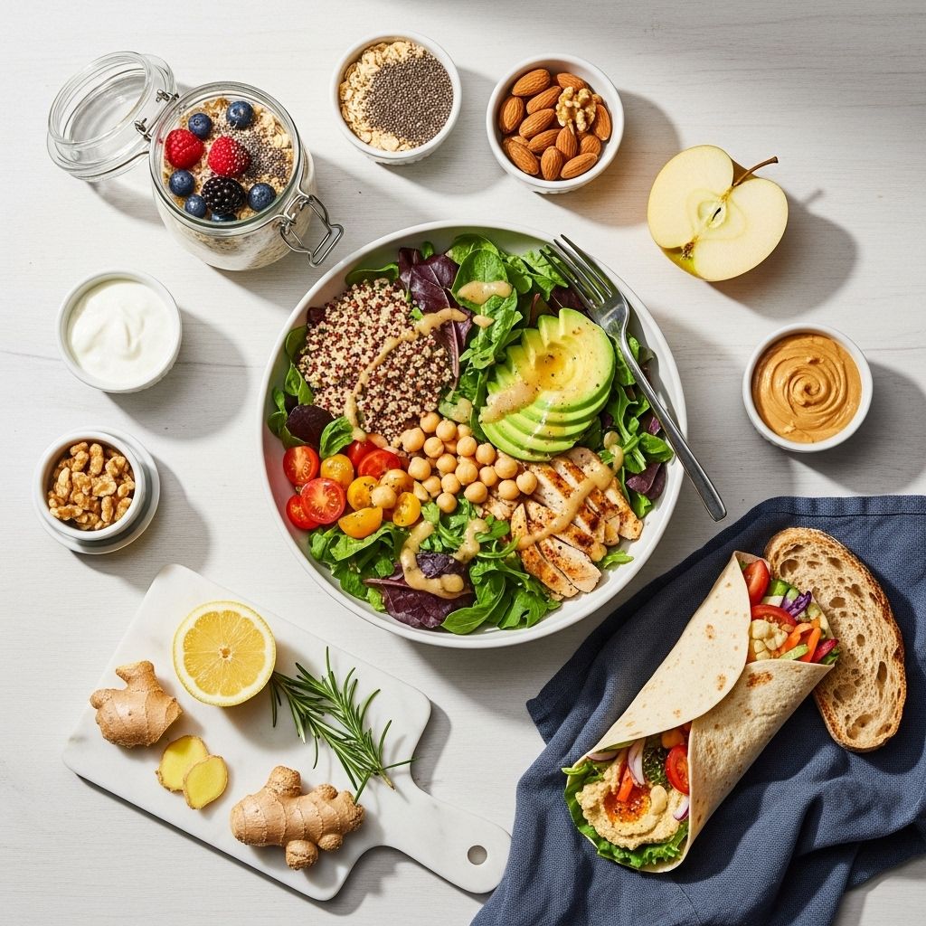 Discover 10-minute gut-friendly lunch recipes packed with probiotics, fiber, and vibrant flavors for a stronger digestive system.