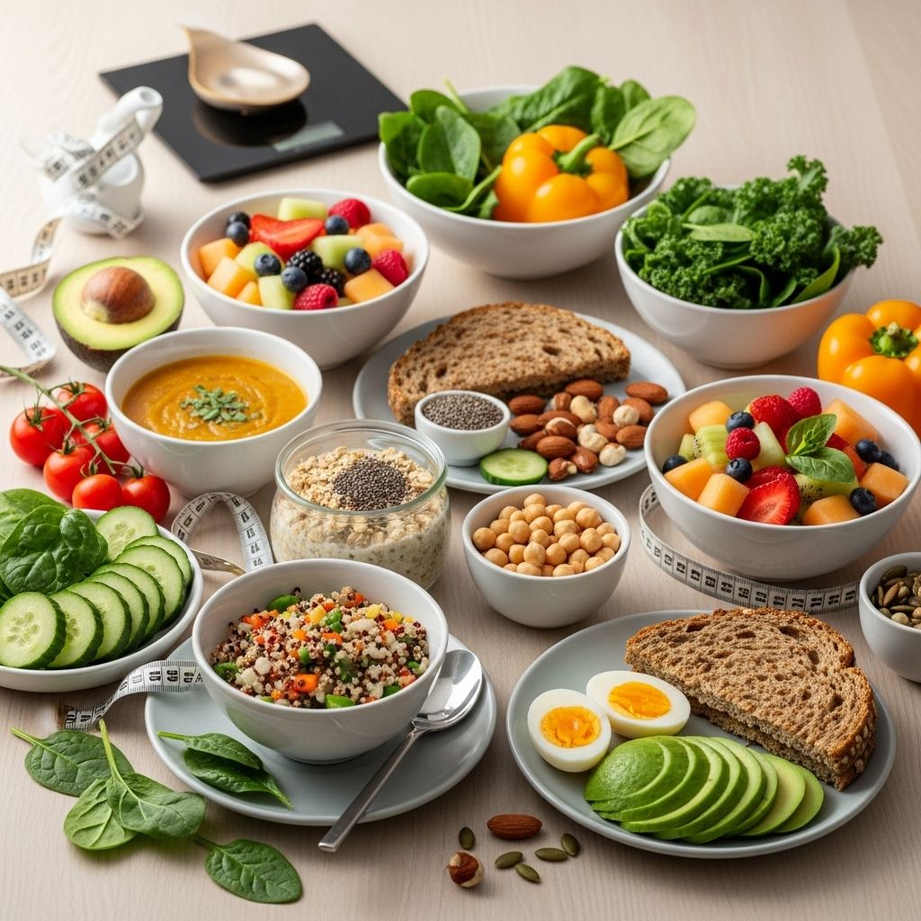 A full week of balanced, calorie-controlled vegetarian meals designed to help you eat clean and lose weight easily.