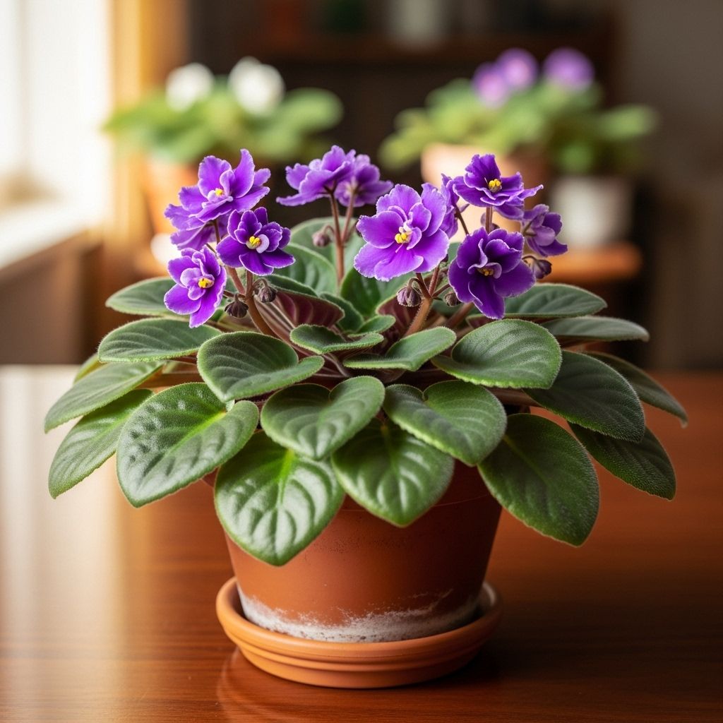 Discover how to nurture compact African violets for vibrant indoor blooms and optimal plant health.