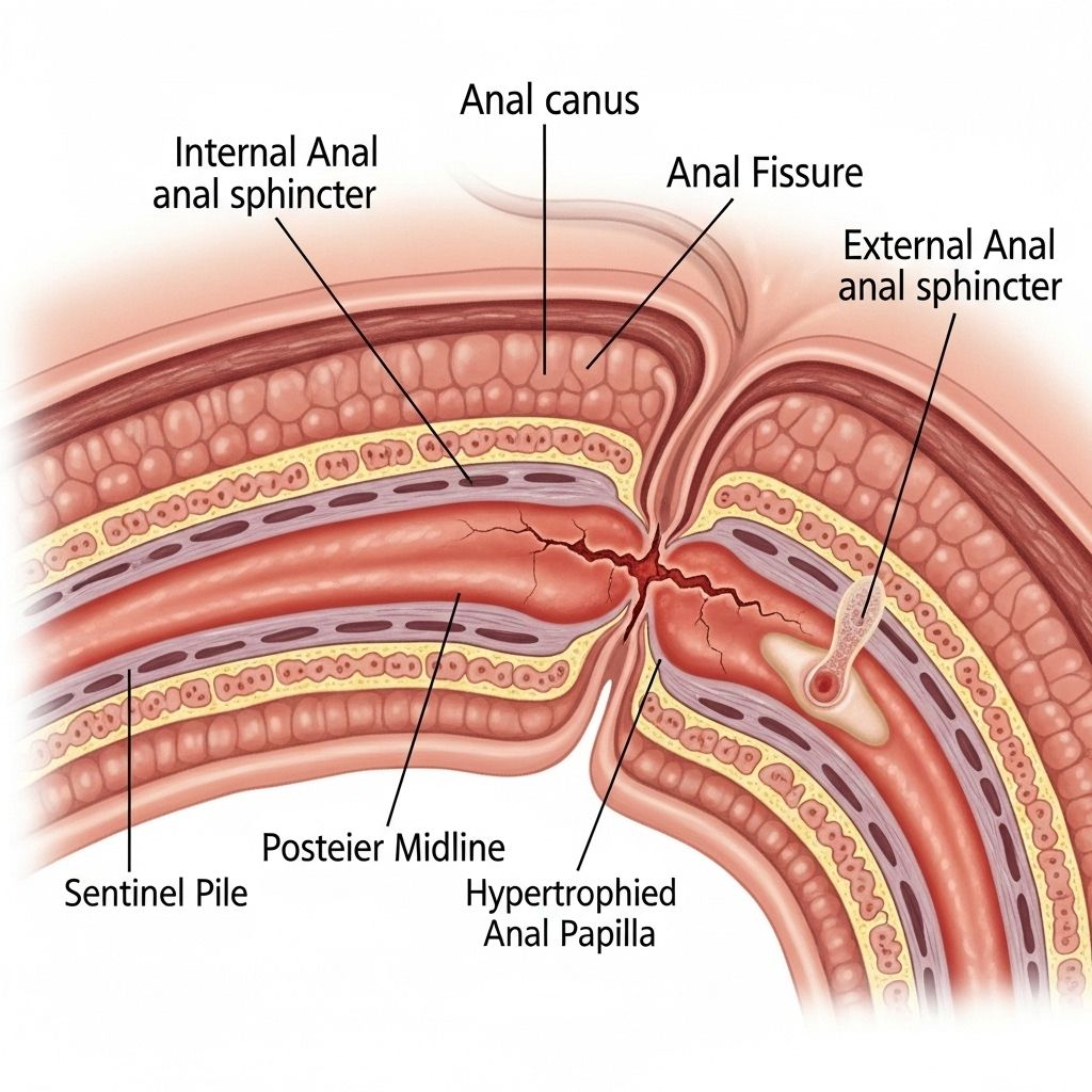 Comprehensive guide to anal fissures: uncover symptoms, causes, diagnosis, and advanced treatment approaches.