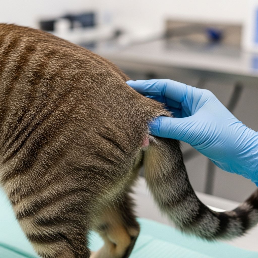 Understanding anal gland issues in cats: signs, causes, treatments, and preventive care for a healthier feline life.