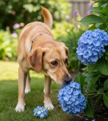 Understand hydrangea toxicity in dogs, symptoms to watch for, and how to keep your pet safe around garden plants.