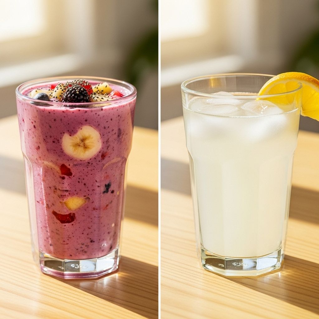 Explore why fiber-rich smoothies may offer superior gut health benefits compared to juices, according to gastroenterology experts.