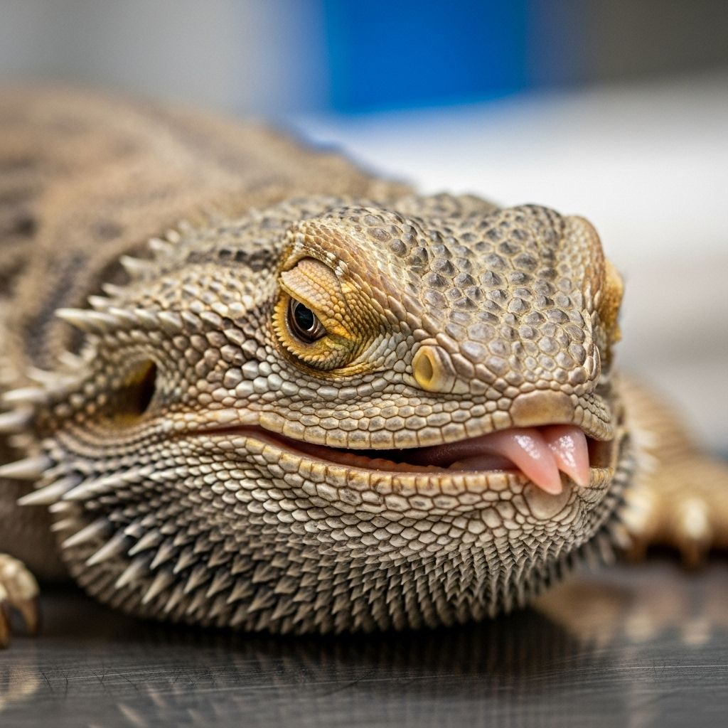 Comprehensive guide on Atadenovirus (ADV) infection in bearded dragons, exploring symptoms, diagnosis, treatment options, and responsible care.