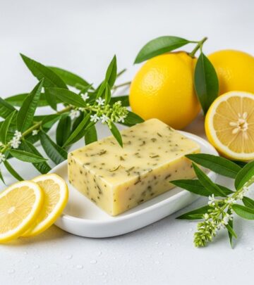 Experience refreshed skin and a calm mind naturally with the invigorating properties of lemon verbena soap.