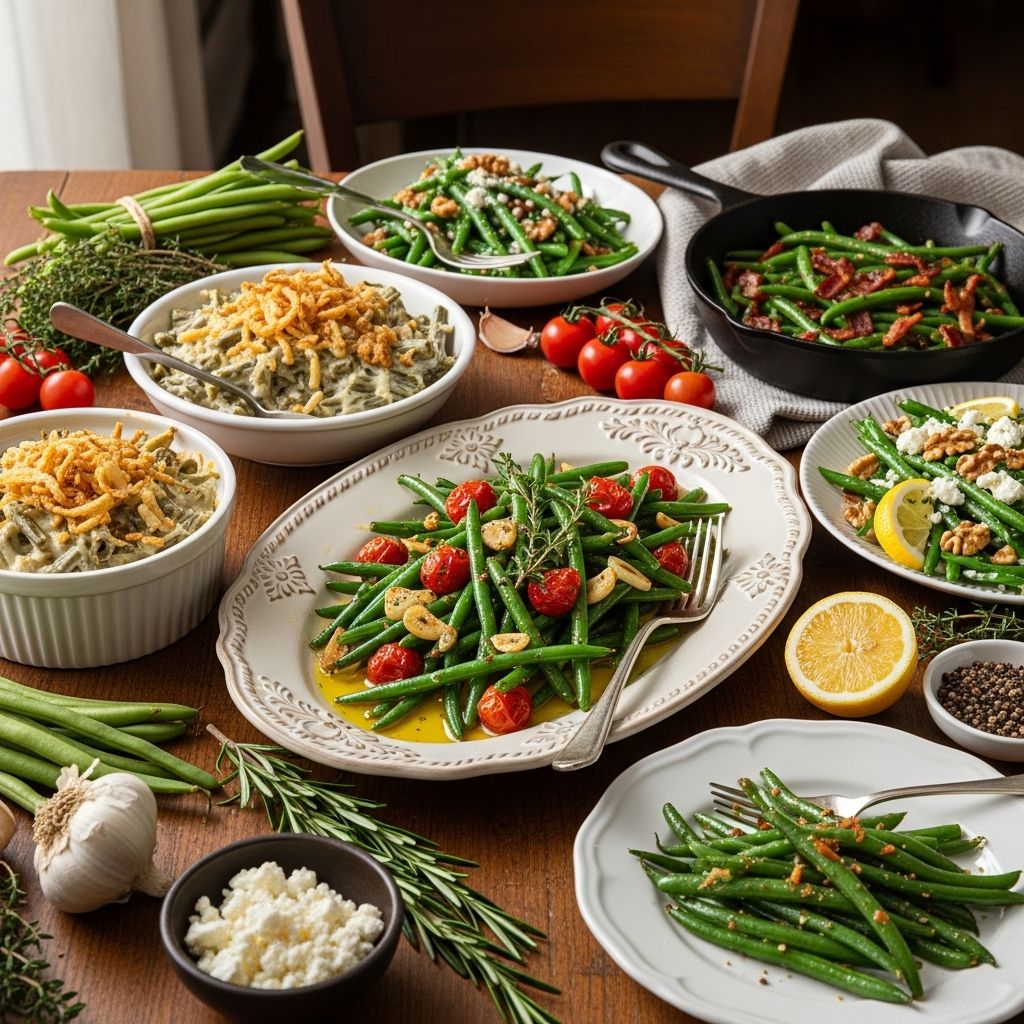 Explore delicious green bean recipes, from classic casseroles to vibrant stir-fries, perfect for every season and gathering.