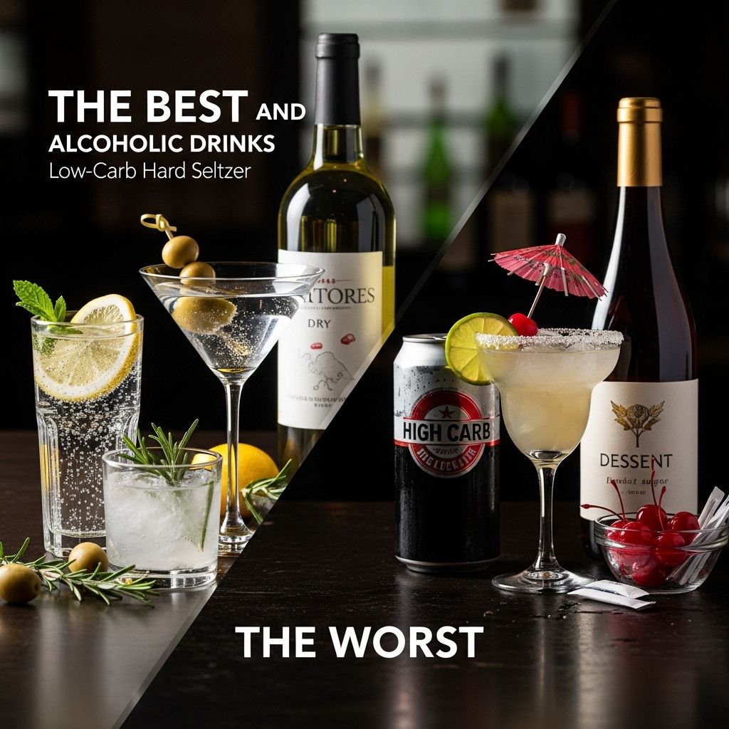 The Best and Worst Alcoholic Drinks for the Keto Diet Stay in ketosis and make informed choices with this comprehensive guide to keto-friendly alcoholic beverages.