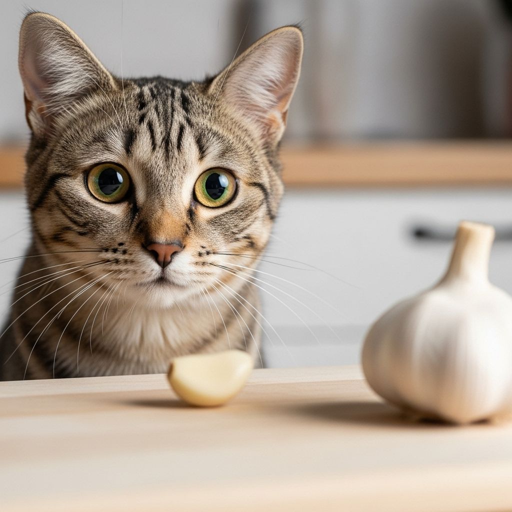 Can Cats Eat Garlic? Understanding the Dangers and What to Do Find out why garlic is highly toxic for cats, the symptoms of poisoning, and what actions to take if your feline ingests garlic.