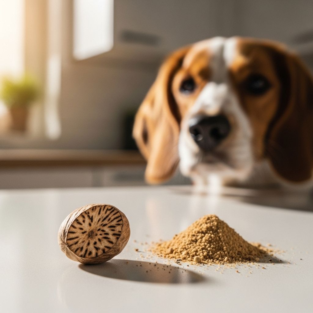 Learn why nutmeg is unsafe for dogs, the symptoms of toxicity, treatment steps, and safer spice alternatives for holiday baking.