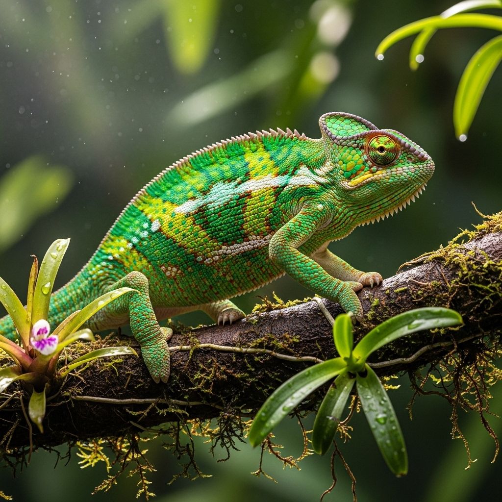 Discover the essentials of chameleon care, from creating the perfect habitat to ensuring optimal health and nutrition.