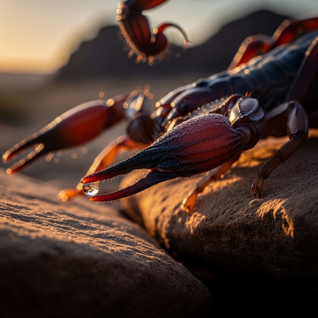 Comprehensive guide to diagnosing and treating scorpion stings, including emergency care and home remedies for mild cases.