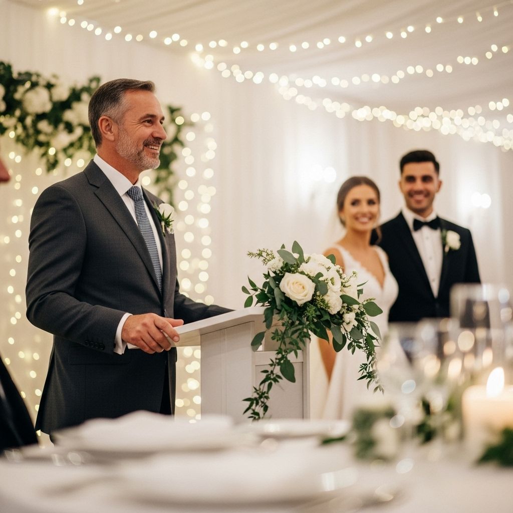 Father of the Bride Speech: How to Write, Deliver, and Captivate A comprehensive guide to writing and delivering a heartfelt father of the bride speech, with example lines, tips, and answers to common questions.