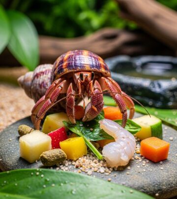 Master the complete dietary needs, safe foods, and feeding routines for healthy, active hermit crabs.