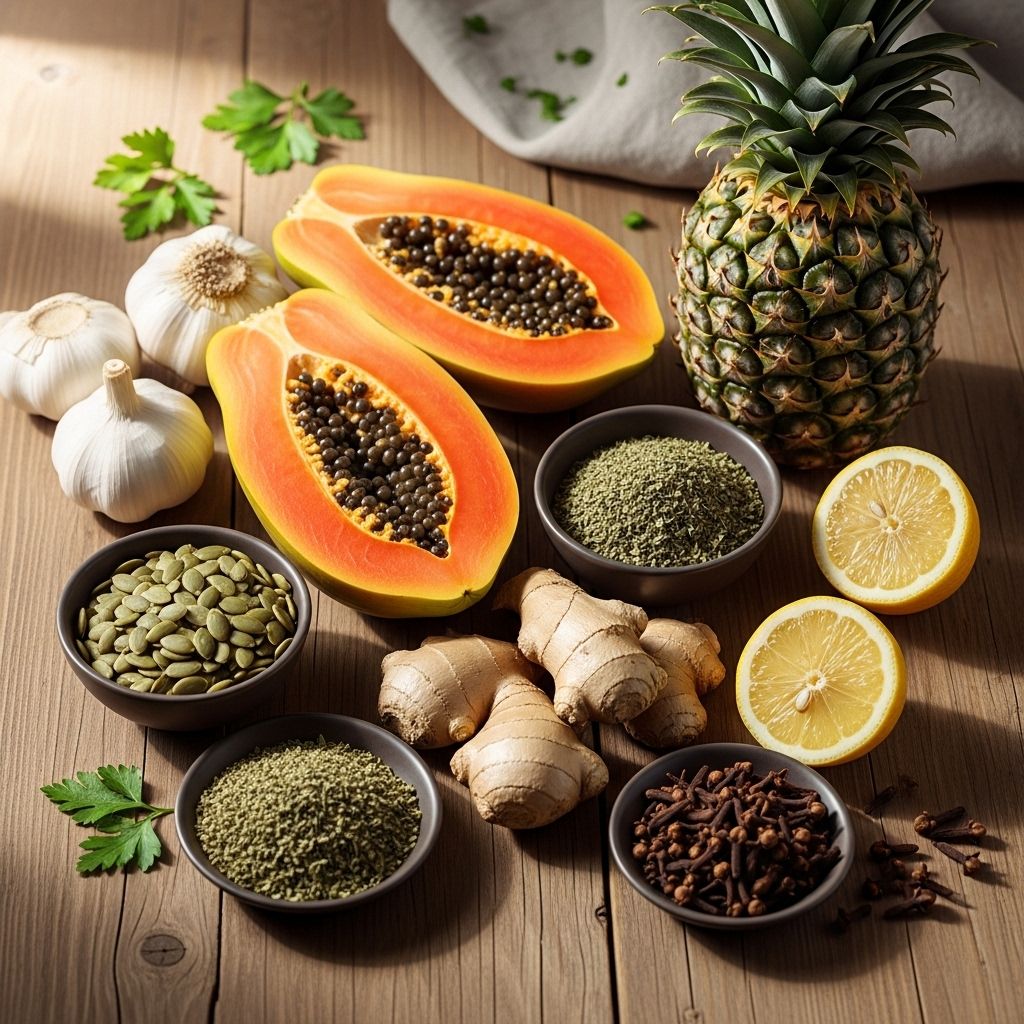 Discover effective, natural foods that help target and eliminate intestinal parasites using common home remedies and dietary strategies.