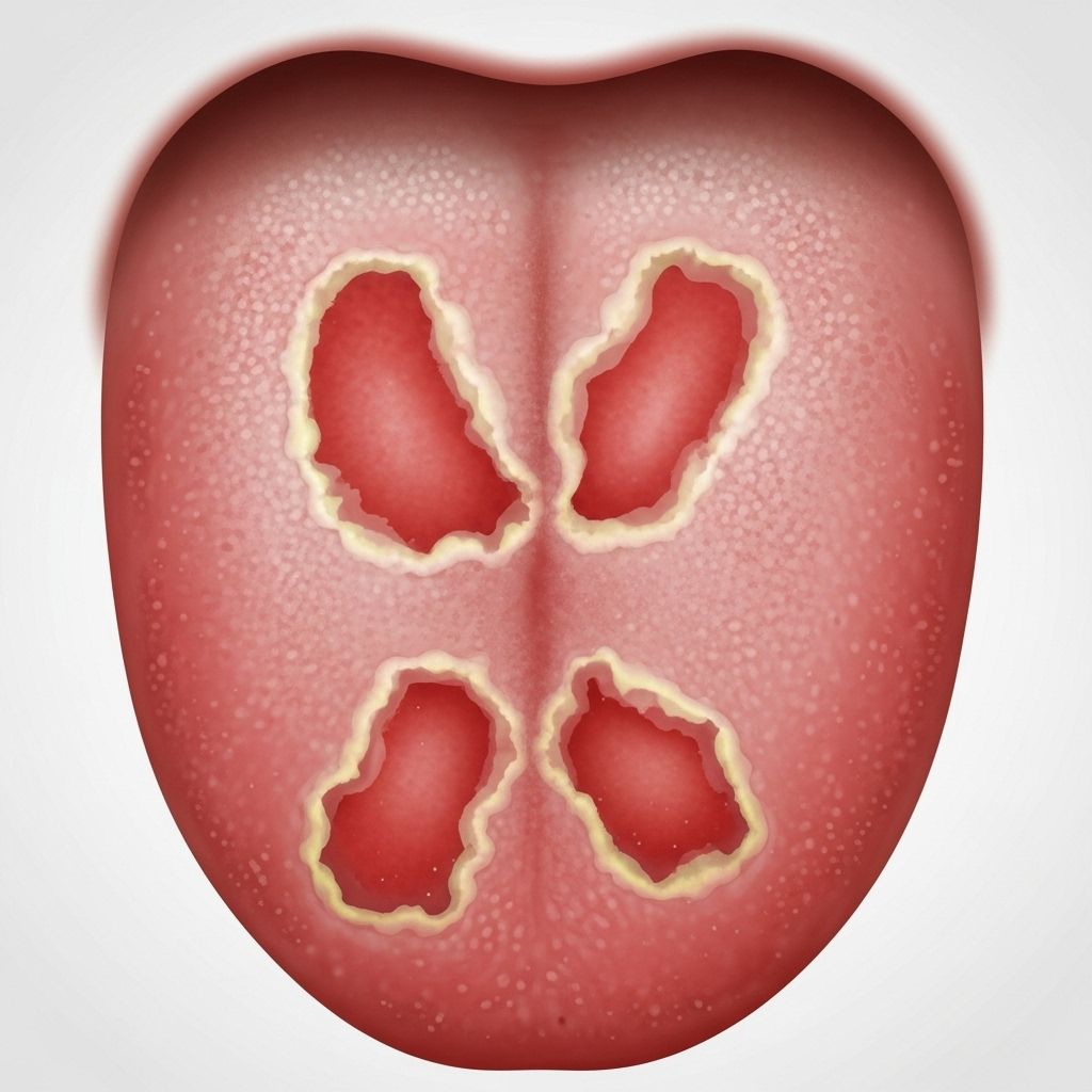 Geographic Tongue: Symptoms, Causes, and Guidance A comprehensive overview of geographic tongue, from symptoms and causes to diagnosis, management, and when to seek medical advice.