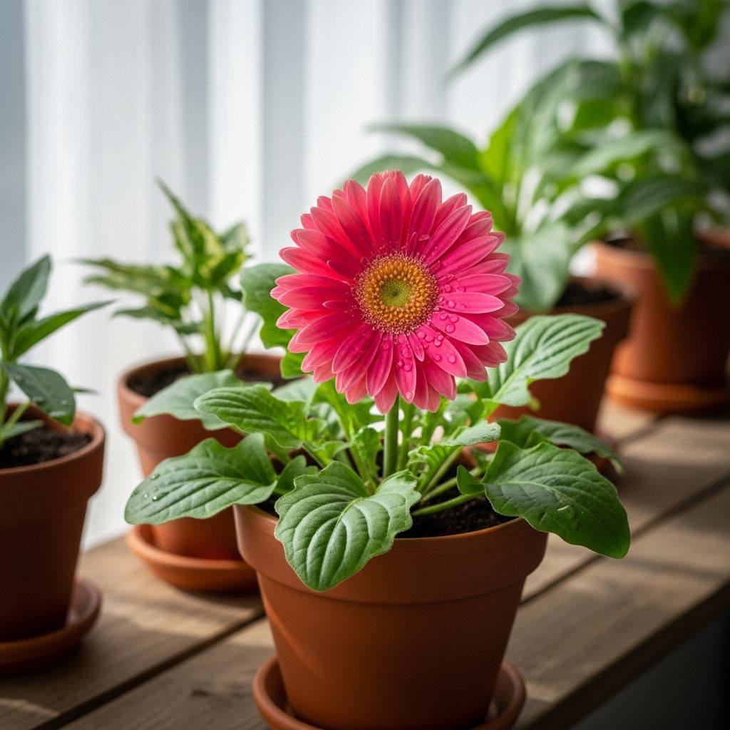 Master the art of growing vibrant Gerbera daisies indoors with expert care tips on watering, lighting, and troubleshooting.