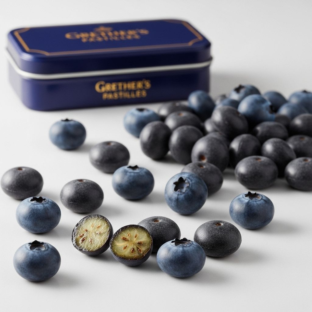 Grether’s Sugarfree Blueberry Pastilles: The Premium Natural Remedy for Throat and Voice Care Discover the soothing, long-lasting fruit flavor of Grether's Sugarfree Blueberry Pastilles—trusted by performers and health seekers for natural dry mouth and throat relief.
