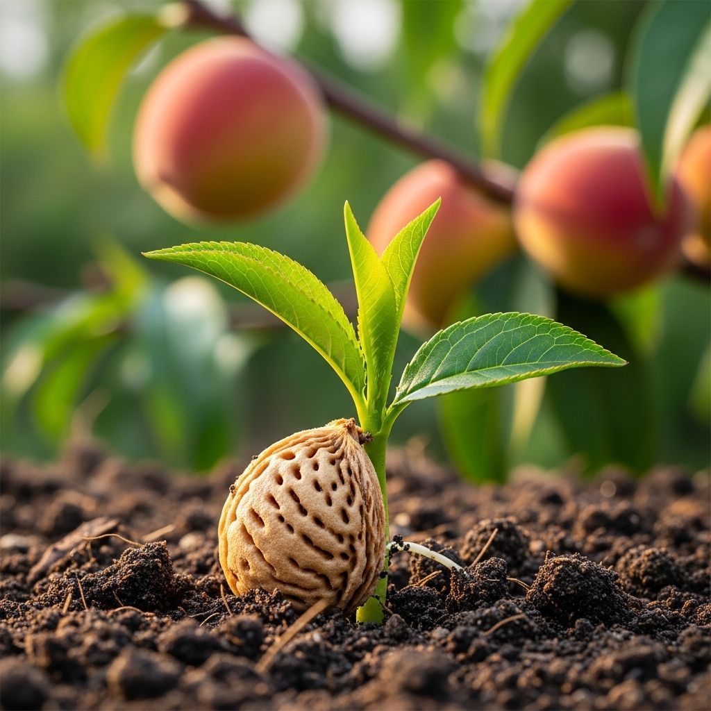 Transform a simple peach pit into a thriving fruit tree with our expert step-by-step guide