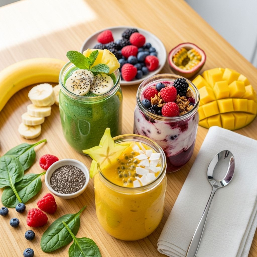 Energize your mornings with nutritious and delicious smoothie recipes