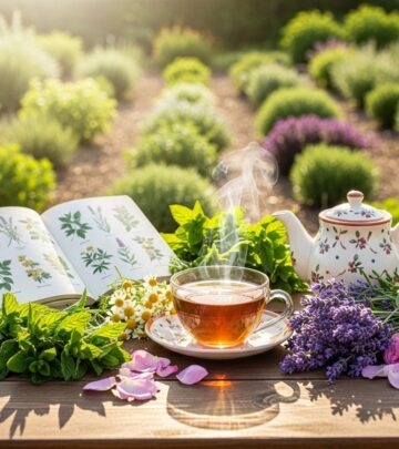 Discover the joy of growing, harvesting, and brewing your own herbal tea garden