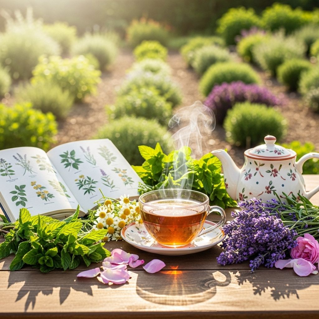 Discover the joy of growing, harvesting, and brewing your own herbal tea garden