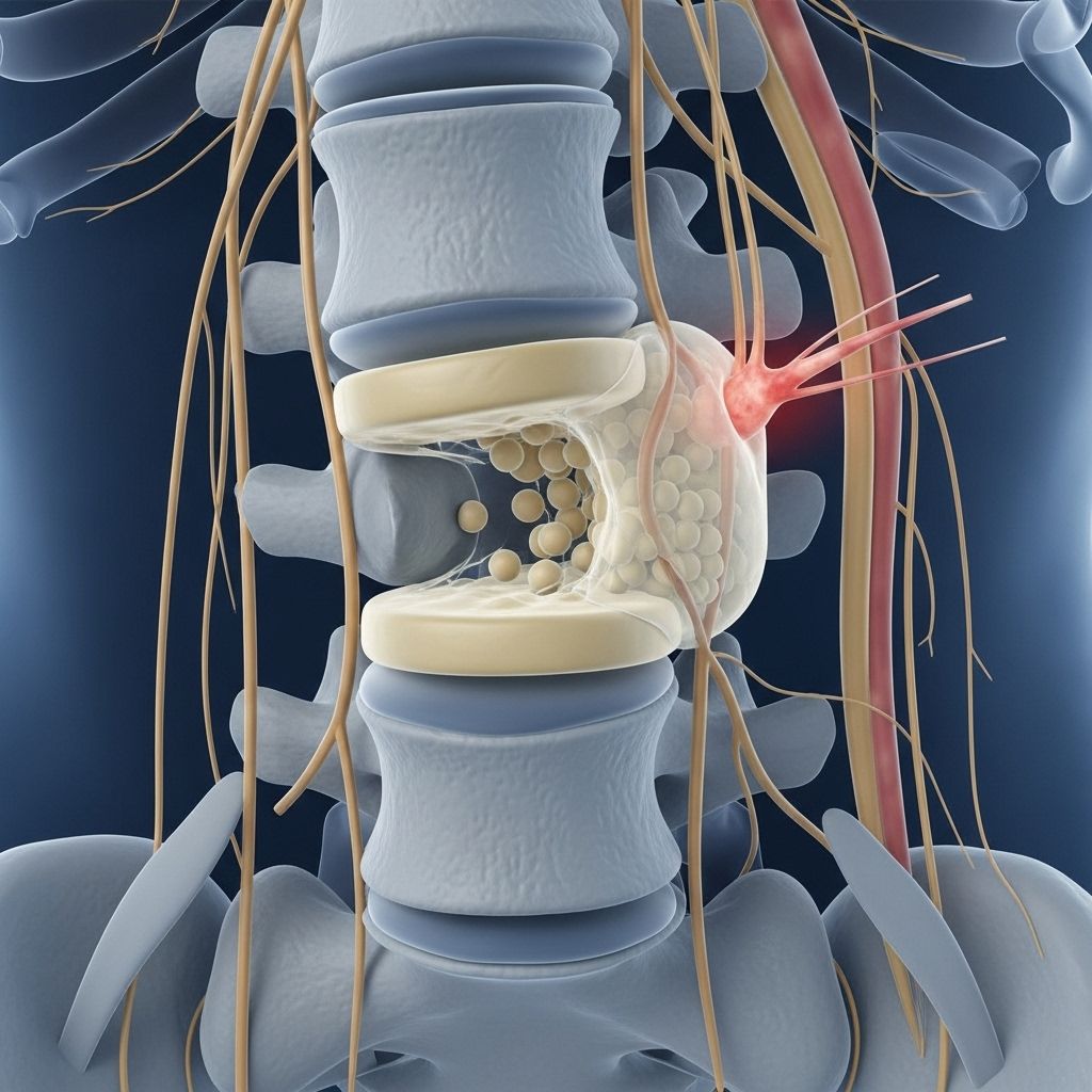Comprehensive guide on herniated disks: symptoms, causes, evaluations, treatment options, recovery, and prevention.