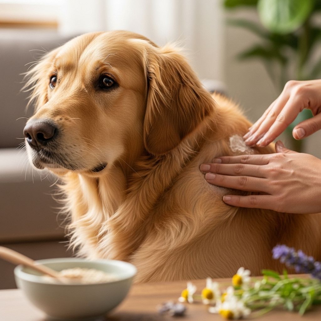 Home Remedies for Dog Dry Skin & Allergies: Complete Guide Natural solutions to soothe your dog's itchy, irritated skin and restore their comfort