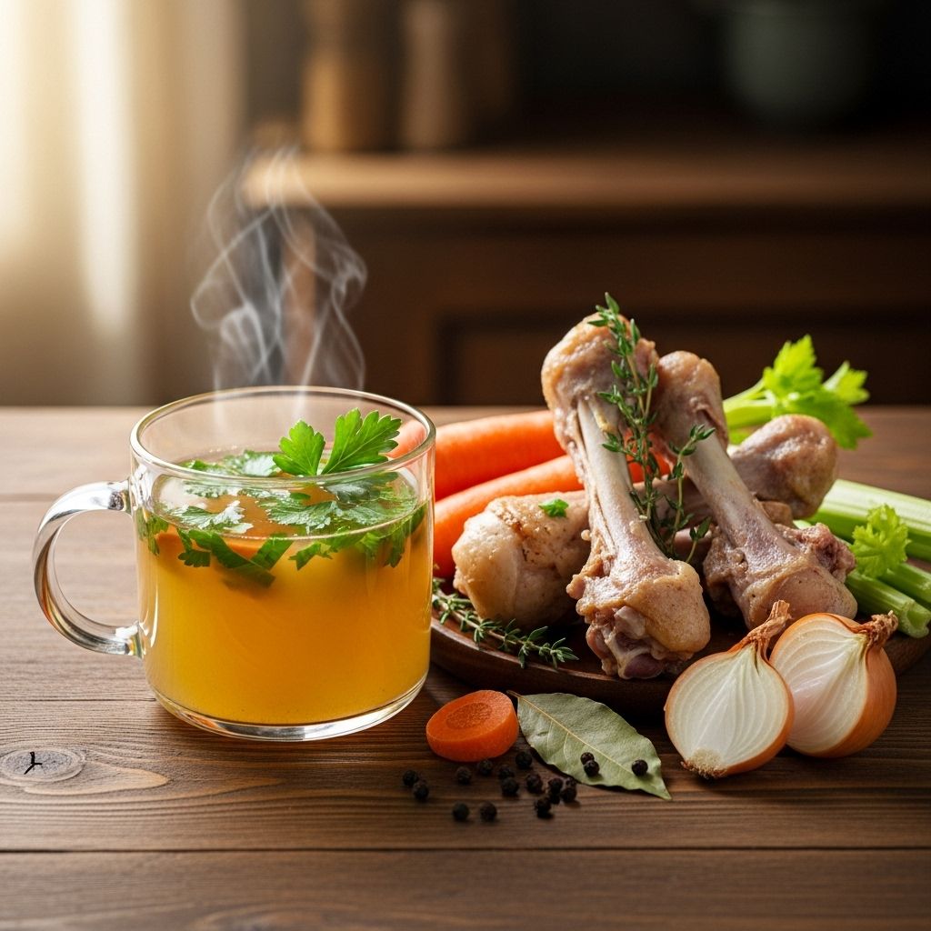 Discover the secrets to making rich, flavorful, and nutritious chicken bone broth with simple ingredients and easy steps.
