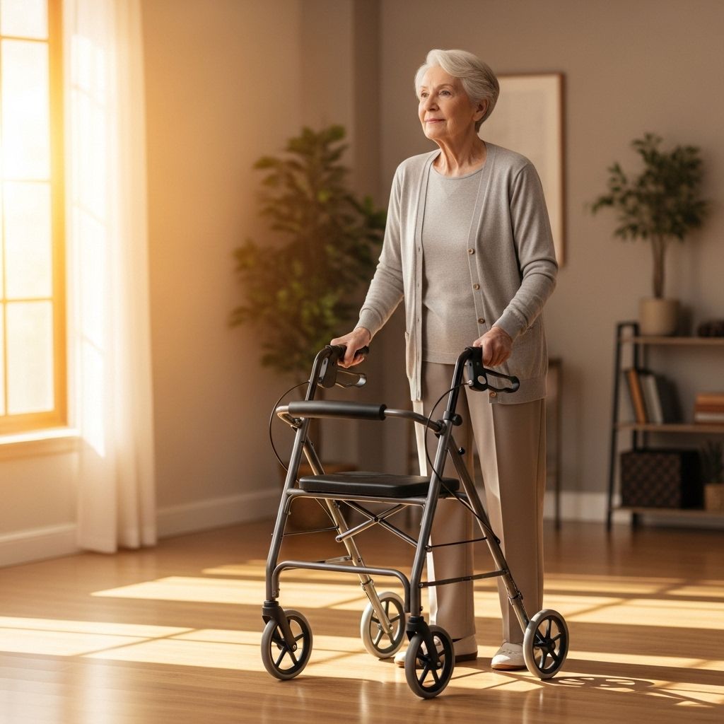 Comprehensive instructions and expert tips for safely using a walker, promoting independence and mobility during recovery or aging.