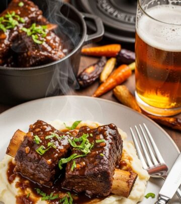 Discover how to make irresistibly tender, beer-braised beef short ribs with bold flavors in your kitchen.