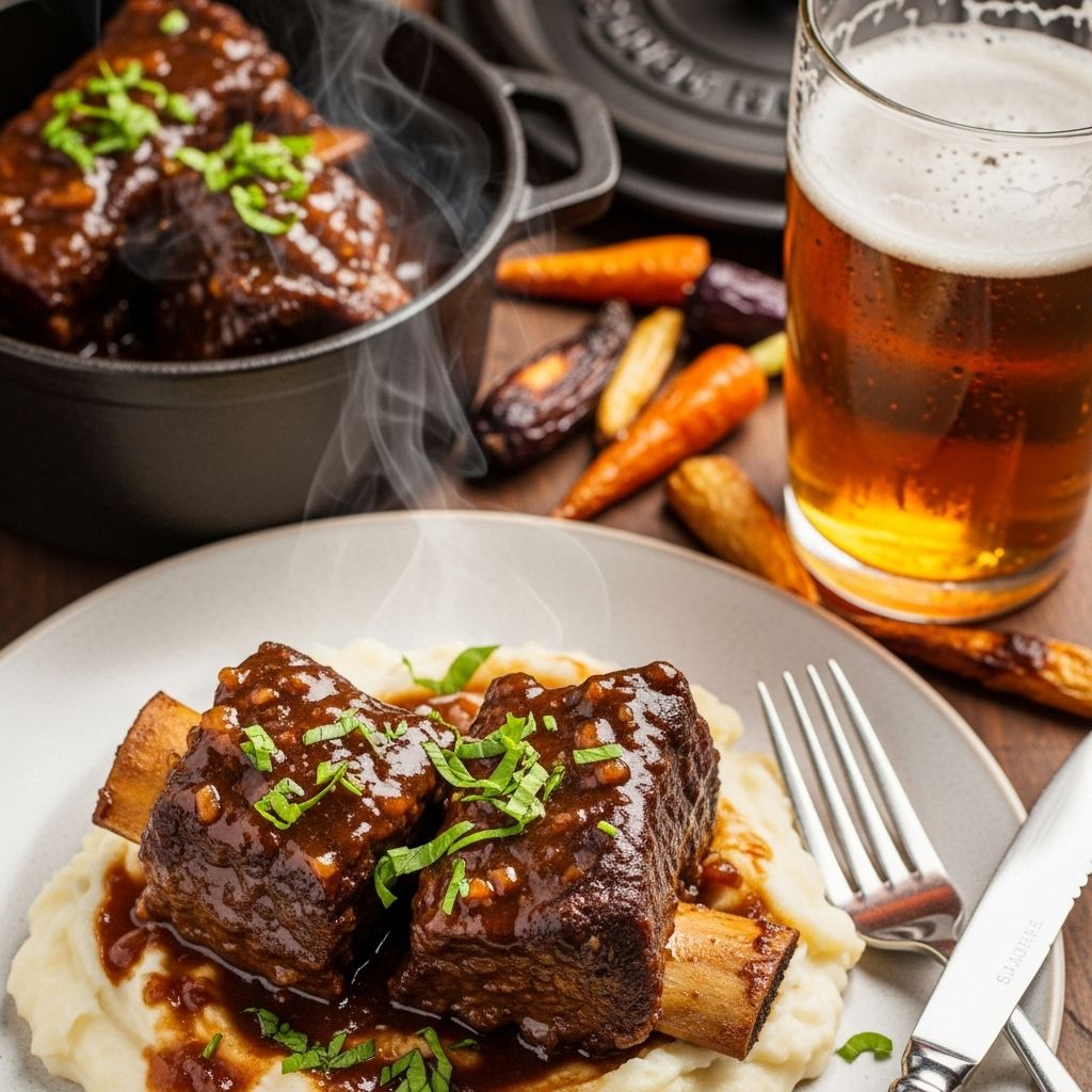 Indoor Beer-Braised Ribs: The Ultimate Flavorful Comfort Food Discover how to make irresistibly tender, beer-braised beef short ribs with bold flavors in your kitchen.