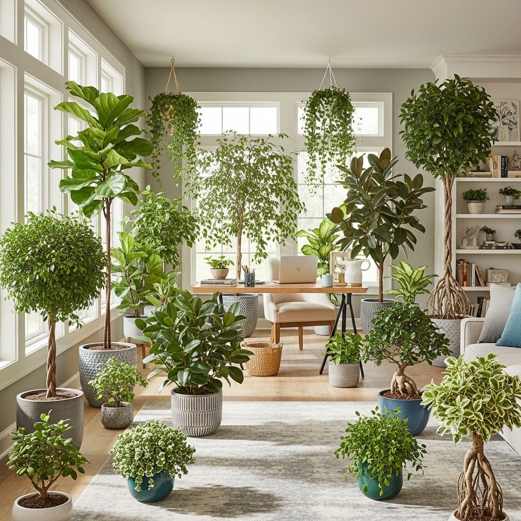 Explore 13 indoor ficus tree varieties, their features, care tips, and FAQs for thriving houseplants.