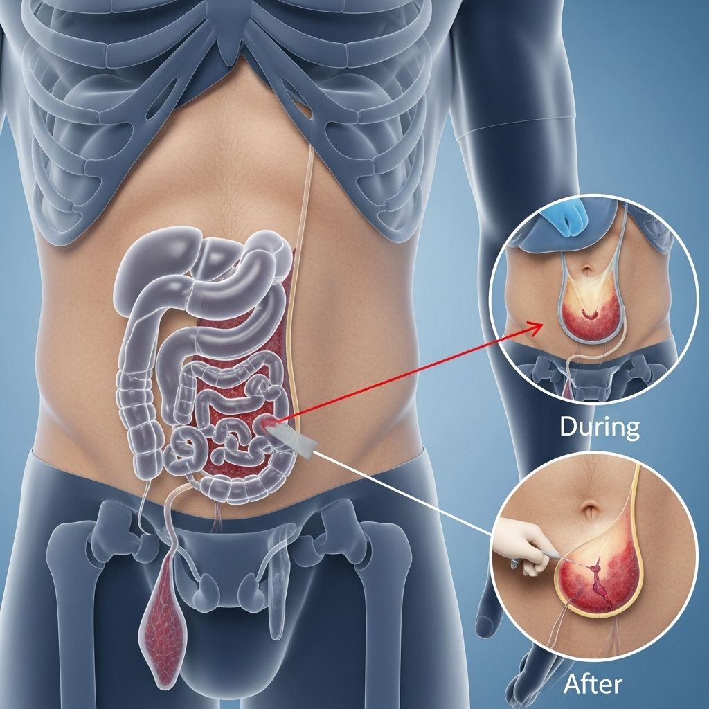 Comprehensive guide to inguinal hernia repair, including preparation, procedure types, recovery steps, risks, and post-surgical care.