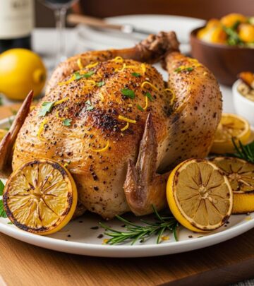 A vibrant homemade lemon pepper chicken that's bursting with fresh citrus and bold, peppery flavor.