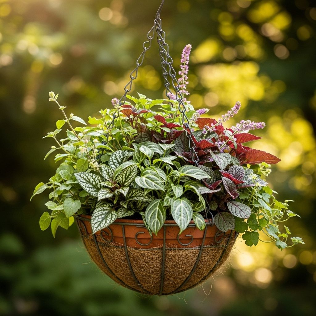 Discover unique, showstopping plants and expert tips for cultivating dramatic, flourishing hanging baskets in any space.
