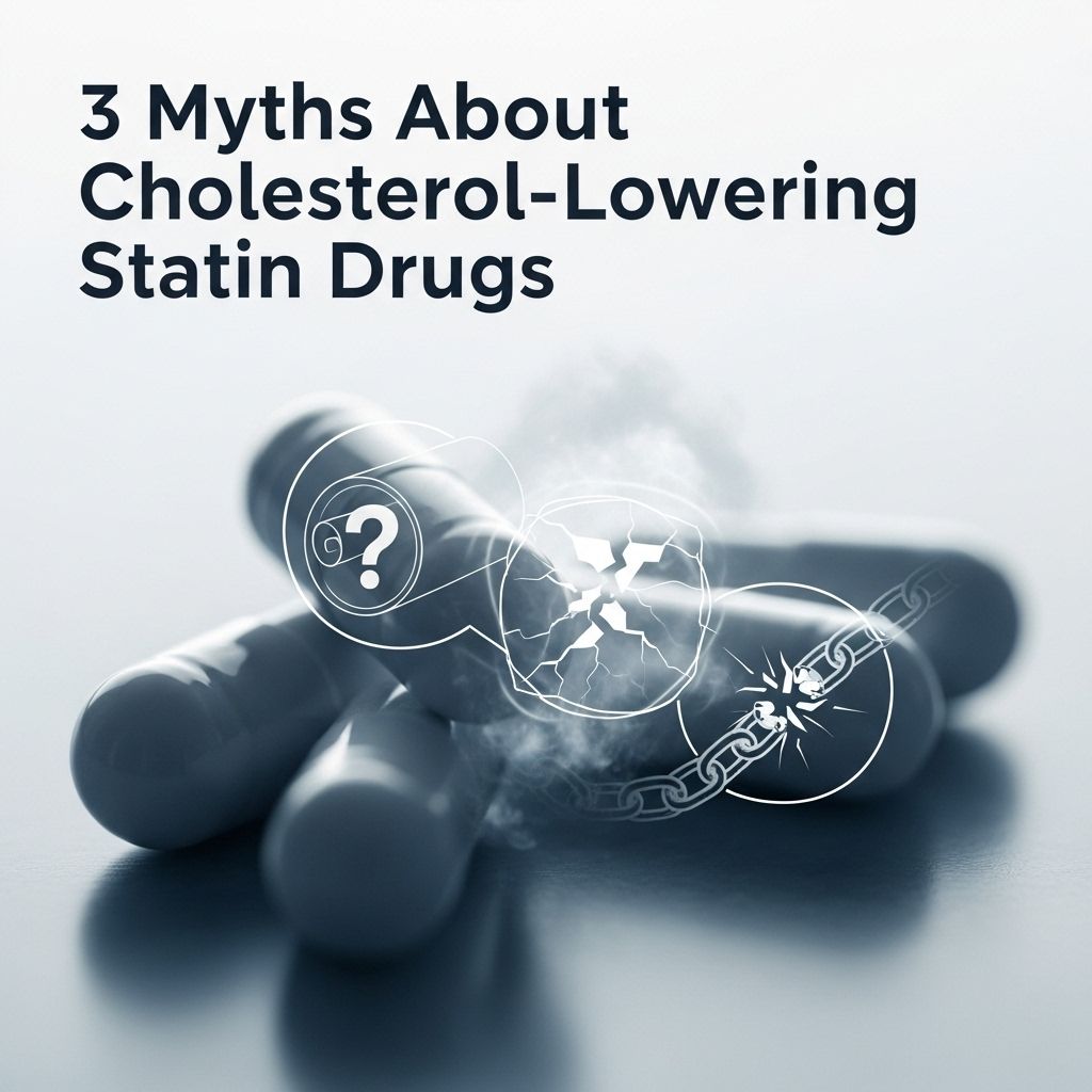 3 Myths About Cholesterol-Lowering Statin Drugs Uncover the truth behind common misconceptions about statin drugs, their safety, effectiveness, and role in heart health.