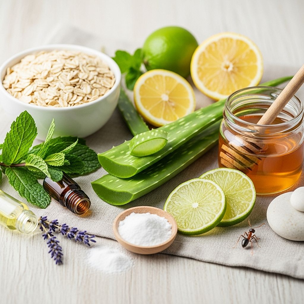 Explore effective natural remedies to soothe, heal, and relieve discomfort from ant bites using household ingredients.