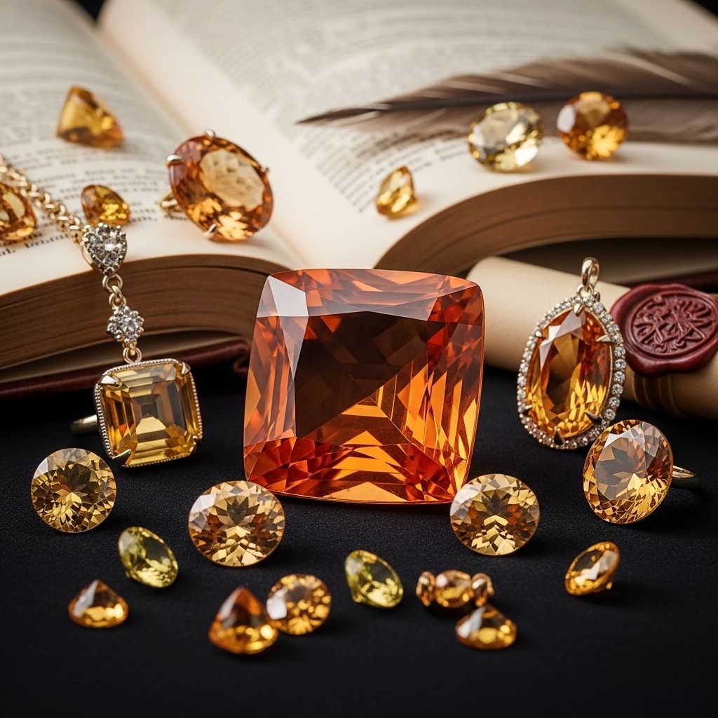 Discover the captivating colors, rich history, and deep meanings behind November's birthstones—topaz and citrine.