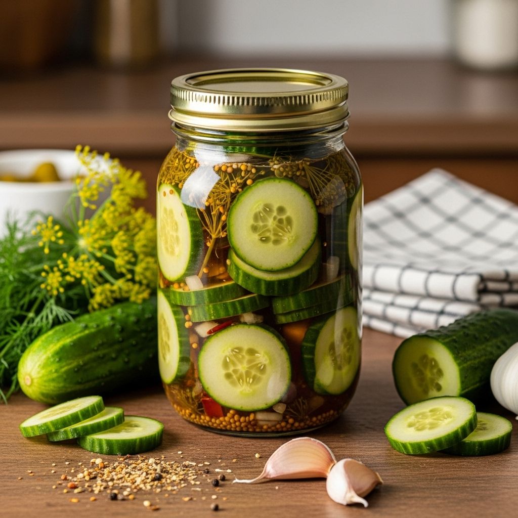 Master the art of traditional pickling with this detailed guide to making old-fashioned sweet nine-day pickles at home, step by step.