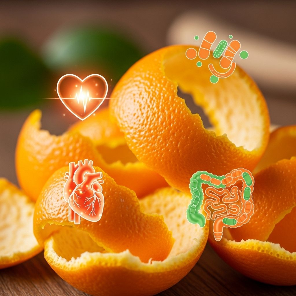 Discover why compounds in orange peels may improve gut microbiota and reduce heart disease risk, based on new research.