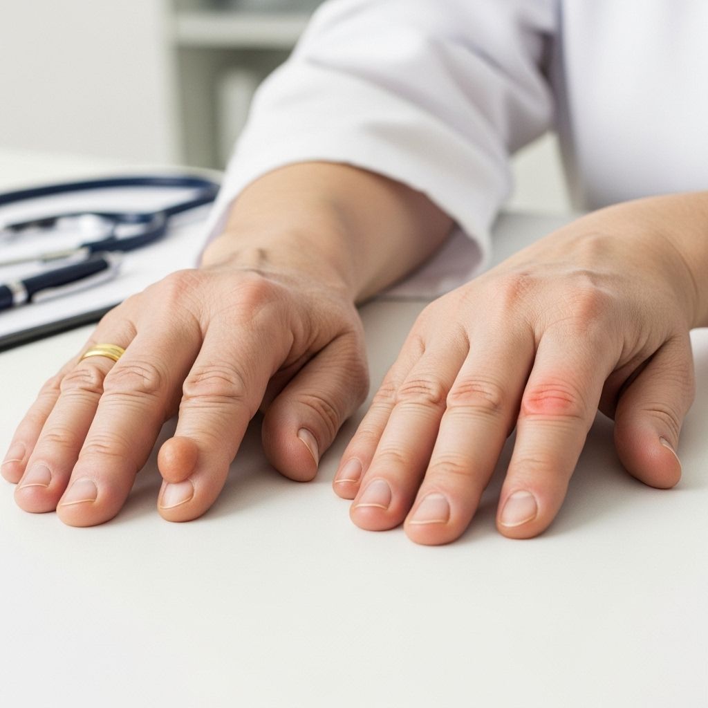 Understand the major differences between osteoarthritis and rheumatoid arthritis, including symptoms, causes, affected joints, and treatments.