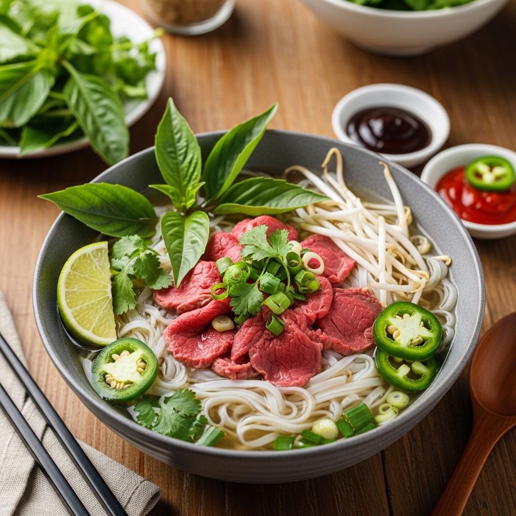 Experience the warmth and flavor of traditional Vietnamese Beef Pho, with step-by-step instructions and tips for achieving authentic taste at home.