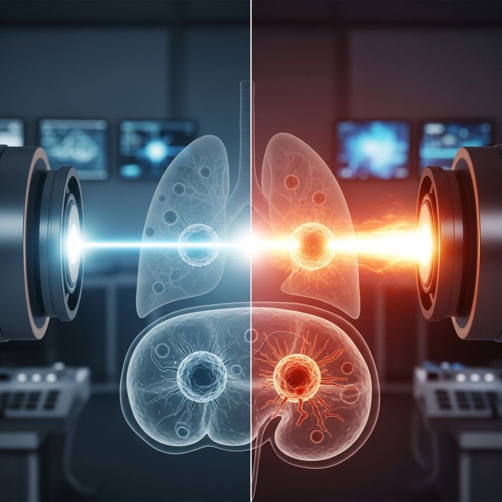 Understanding the differences between photon and proton radiation therapy for cancer treatment