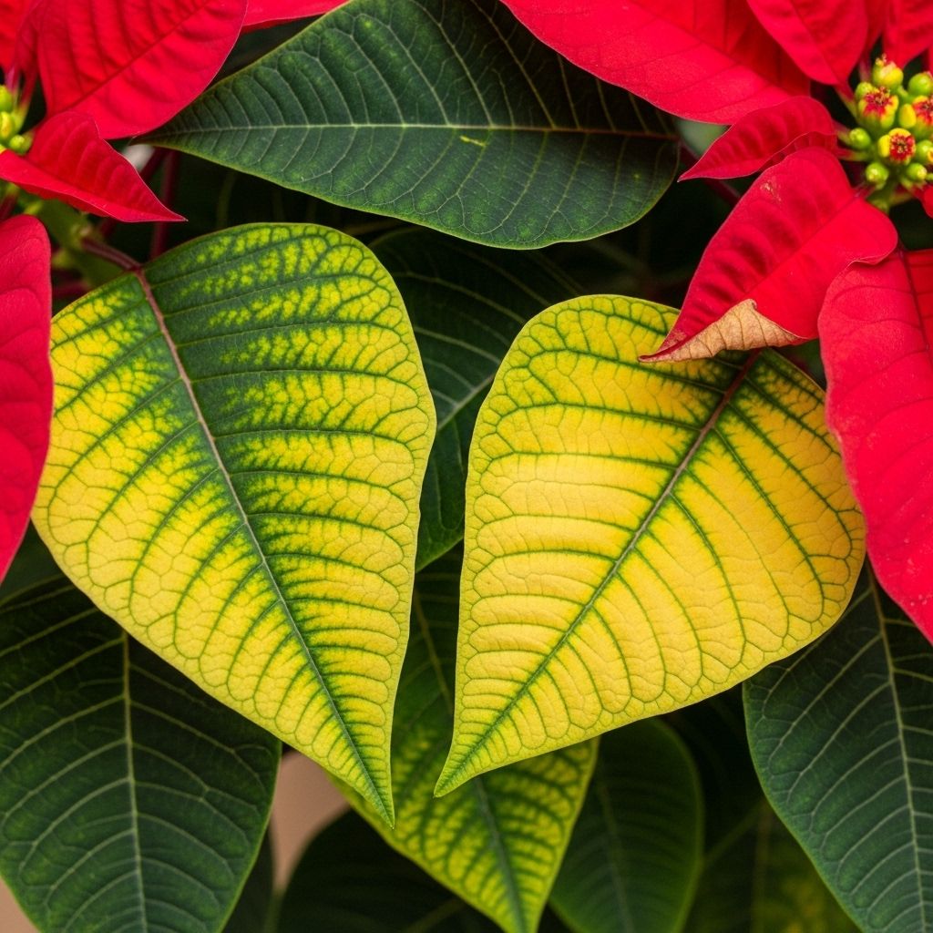 Understanding and Solving the Yellow Leaf Problem in Poinsettias