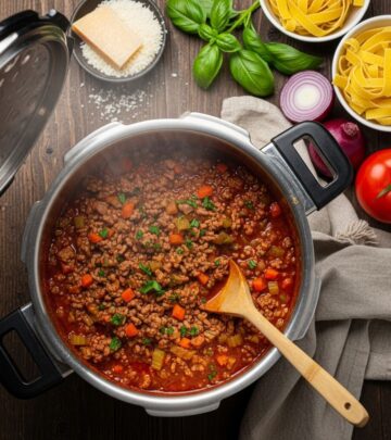 Unlock deep flavor and classic Italian comfort in a fraction of the time using your pressure cooker to make traditional ragù Bolognese.