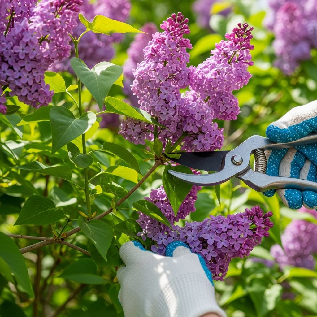 Learn expert techniques and timing for trimming lilacs to encourage robust flowering and vigorous growth each season.