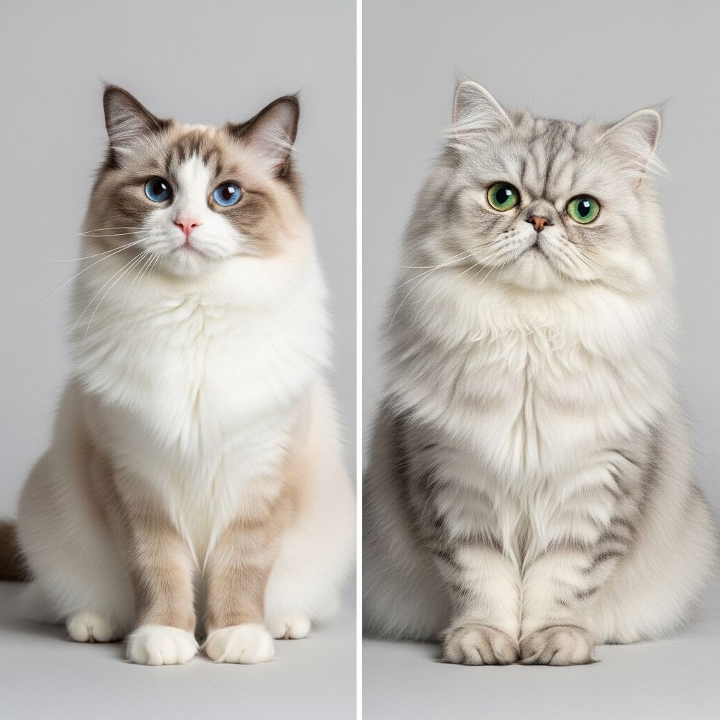 Explore the differences, personalities, and care needs of Ragdoll and Persian cats before choosing your next feline companion.