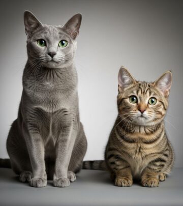 Explore the characteristics, personality, health, and suitability of Russian Blue and Munchkin cats to help you choose your next feline companion.