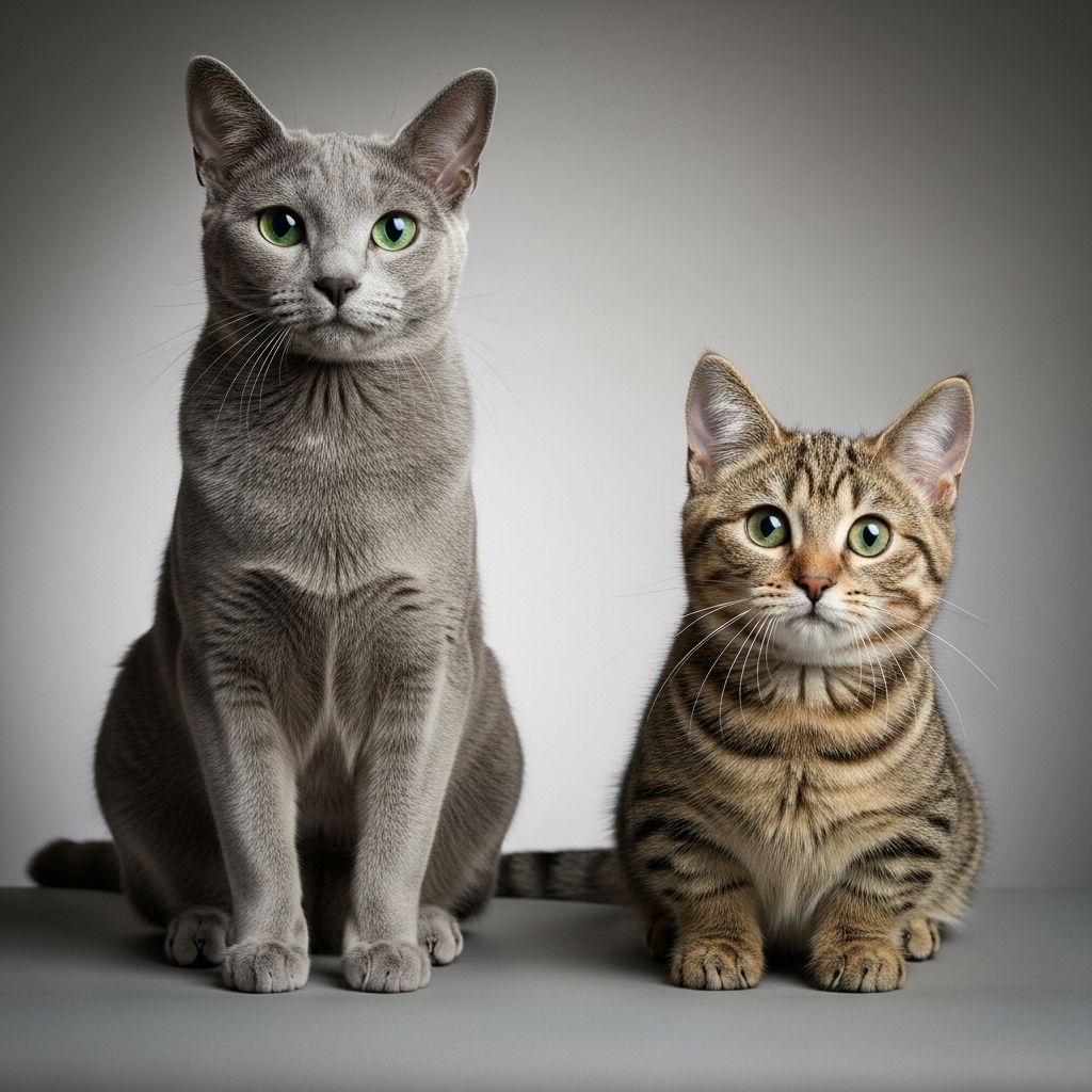 Russian Blue vs. Munchkin Cat: Breed Comparison for Owners Explore the characteristics, personality, health, and suitability of Russian Blue and Munchkin cats to help you choose your next feline companion.